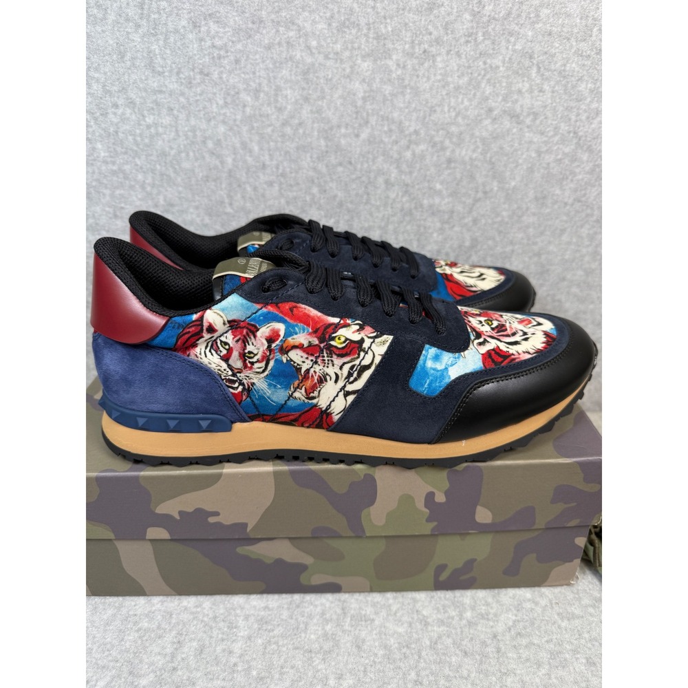 Valentino Garavani Rockrunner Tiger Sneakers Mens Designer Shoes Size EU46/US13 - Picture 3 of 15